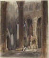 Intérieur de la cathédrale d’Amiens David Roberts